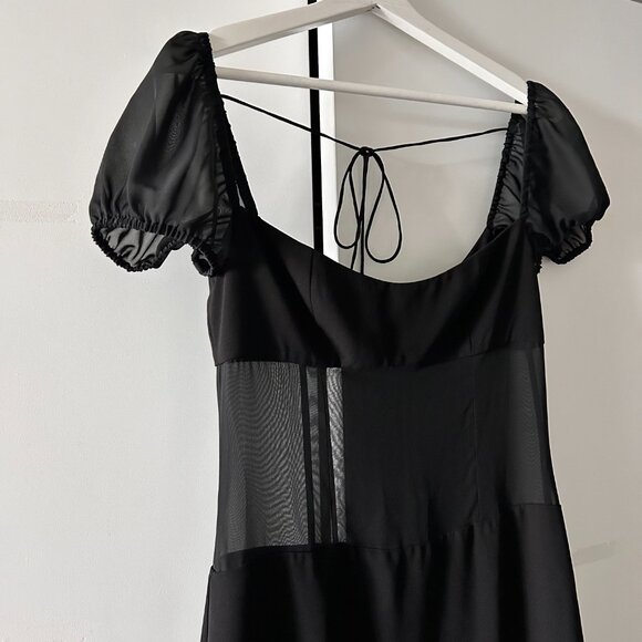 Sandy Liang Black Venus Maxi Dress - Picture 5 of 5